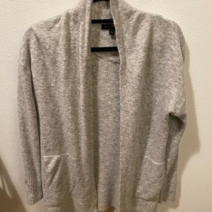 Banana Republic fluffy cashmere and wool cardigan